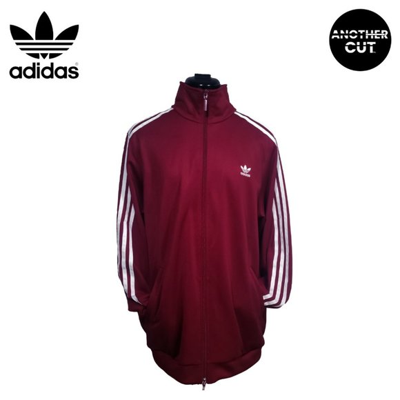 Adidas jacket for women in burgundy - Picture 1 of 4